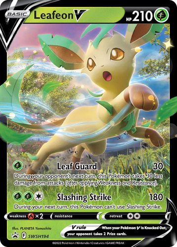 Leafeon V 194, SWSH Black Star Promos