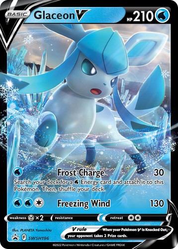 Glaceon V 196, SWSH Black Star Promos