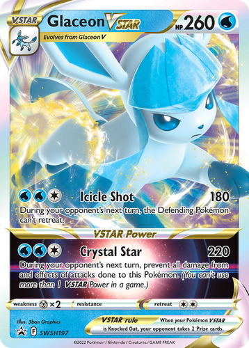 Glaceon VSTAR 197, SWSH Black Star Promos