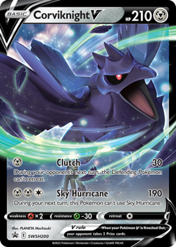 Corviknight V 200, SWSH Black Star Promos