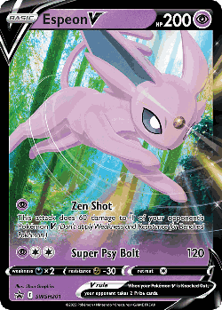 Espeon V 201, SWSH Black Star Promos
