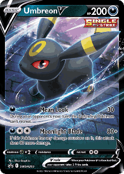 Umbreon V 203, SWSH Black Star Promos