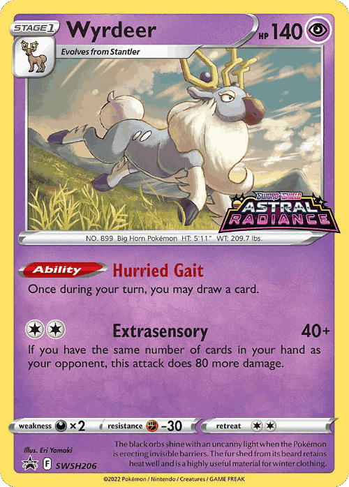 Wyrdeer 206, SWSH Black Star Promos