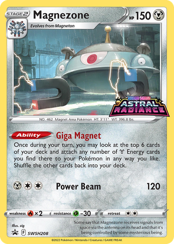 Magnezone 208, SWSH Black Star Promos