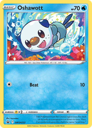 Oshawott 222, SWSH Black Star Promos