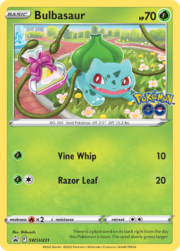Bulbasaur 231, SWSH Black Star Promos