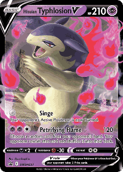 Hisuian Typhlosion V 237, SWSH Black Star Promos