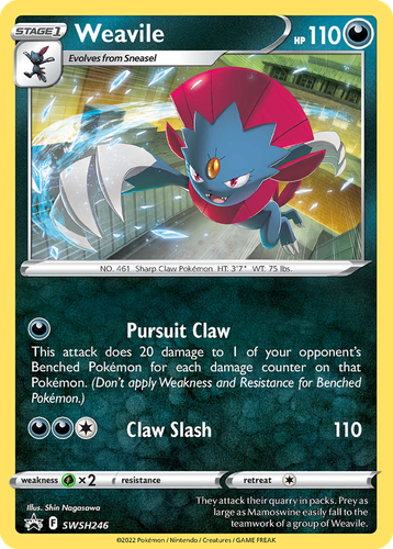 Weavile 246, SWSH Black Star Promos