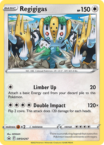 Regigigas 247, SWSH Black Star Promos