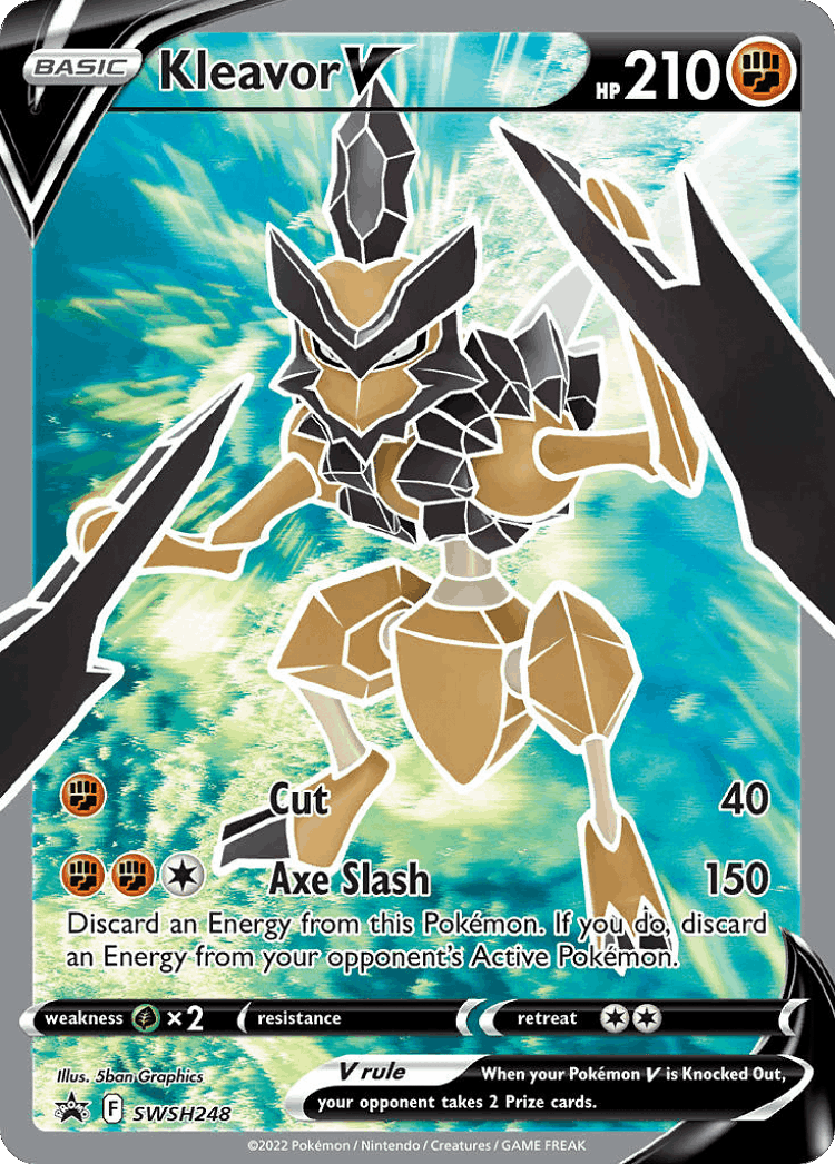 Kleavor V #248 from SWSH Black Star Promos - Promo - Illustrated by 5ban Graphics
