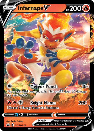 Infernape V 252, SWSH Black Star Promos