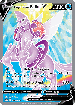 Origin Forme Palkia V 253, SWSH Black Star Promos