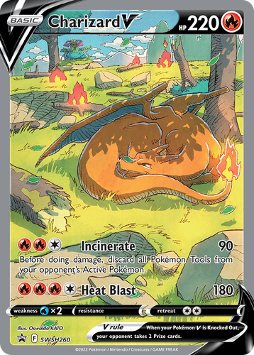 Charizard V 260, SWSH Black Star Promos