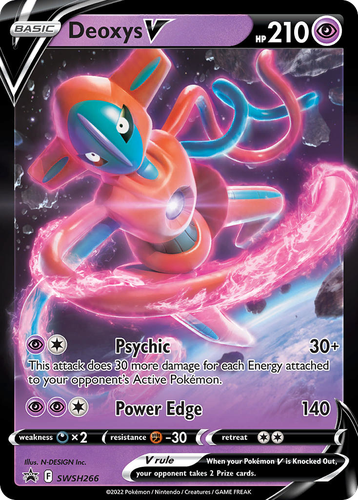 Deoxys V 266, SWSH Black Star Promos