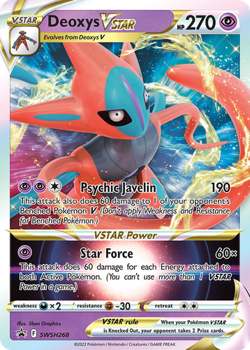 Deoxys VSTAR 268, SWSH Black Star Promos