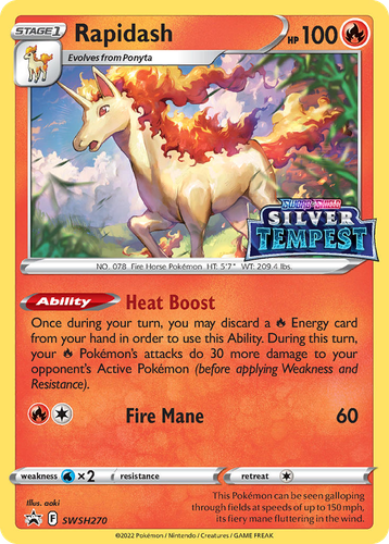 Rapidash 270, SWSH Black Star Promos
