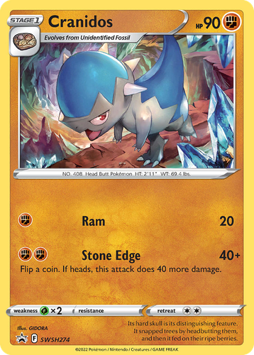 Cranidos 274, SWSH Black Star Promos
