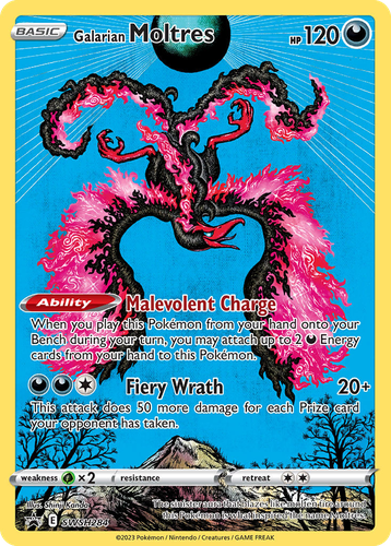 Galarian Moltres 284, SWSH Black Star Promos