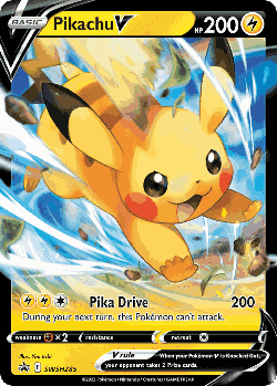 Pikachu V 285, SWSH Black Star Promos