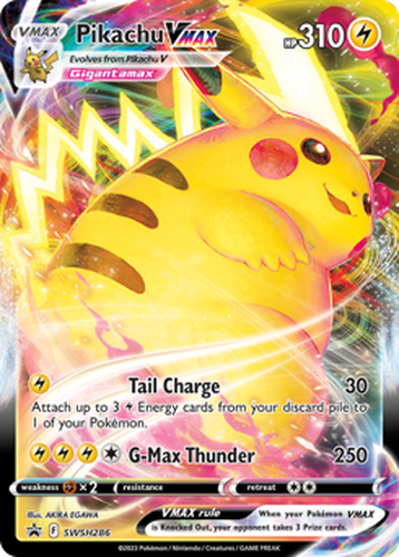 Pikachu VMAX 286, SWSH Black Star Promos