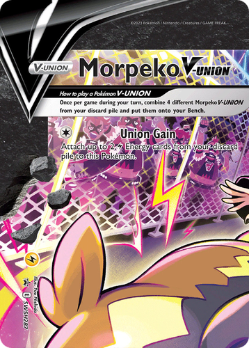 Morpeko V-UNION 287, SWSH Black Star Promos