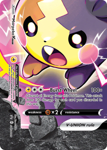 Morpeko V-UNION 289, SWSH Black Star Promos