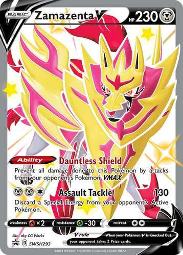 Zamazenta V 293, SWSH Black Star Promos