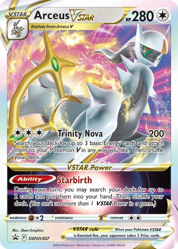 Arceus VSTAR 307, SWSH Black Star Promos
