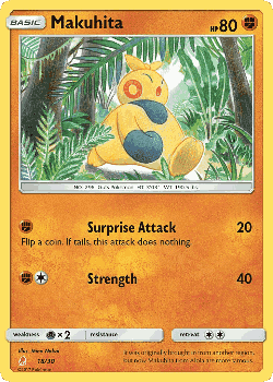 Makuhita Pokémon TCG card art