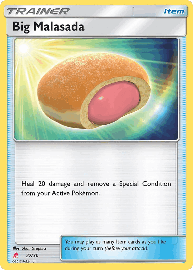 Big Malasada #27 from SM Trainer Kit Lycanroc - Common - Illustrated by 5ban Graphics