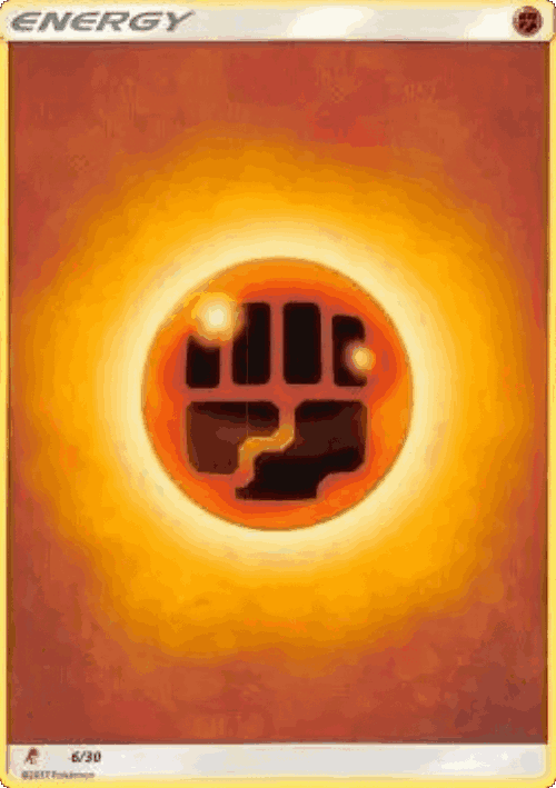 Fighting Energy Pokémon TCG card art