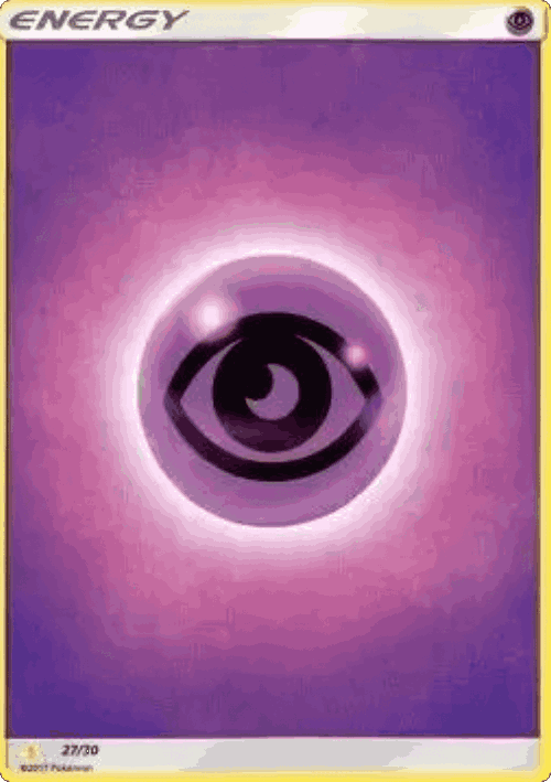 Psychic Energy Pokémon TCG card art