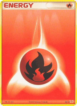 Fire Energy Pokémon TCG card art