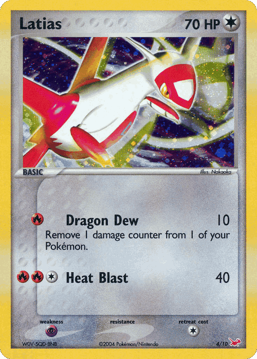 Latias Pokémon TCG card art