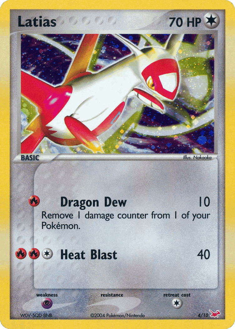 Latias #4 from EX Trainer Kit Latias - Rare - Illustrated by Nakaoka