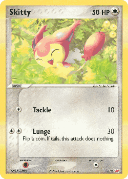 Skitty Pokémon TCG card art
