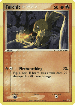 Torchic Pokémon TCG card art