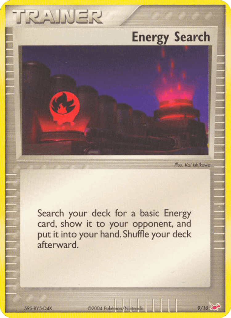 Energy Search #9 from EX Trainer Kit Latias - Common - Illustrated by Kai Ishikawa
