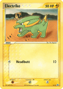 Electrike Pokémon TCG card art