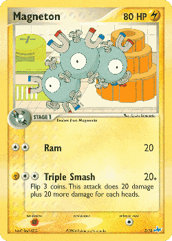 Magneton Pokémon TCG card art