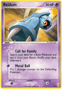 Beldum Pokémon TCG card art