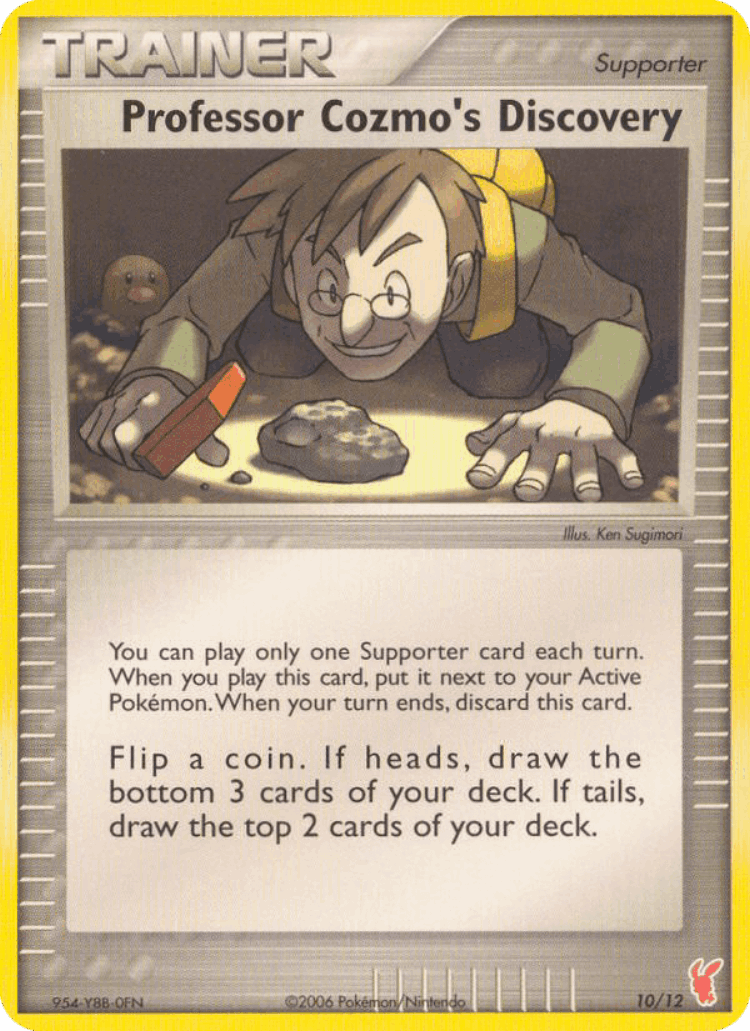 Professor Cozmo's Discovery #10 from EX Trainer Kit 2 Plusle - Common - Illustrated by Ken Sugimori