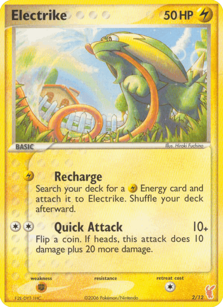 Electrike #2 from EX Trainer Kit 2 Plusle - Common - Illustrated by Hiroki Fuchino