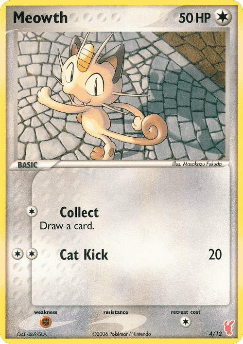 Meowth Pokémon TCG card art