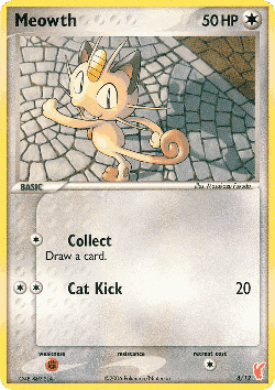 Meowth Pokémon TCG card art