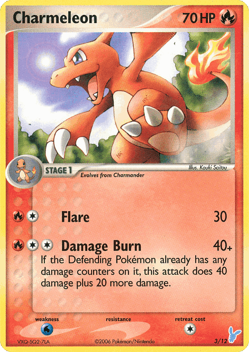 Charmeleon Pokémon TCG card art