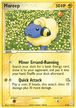 Mareep Pokémon TCG card art