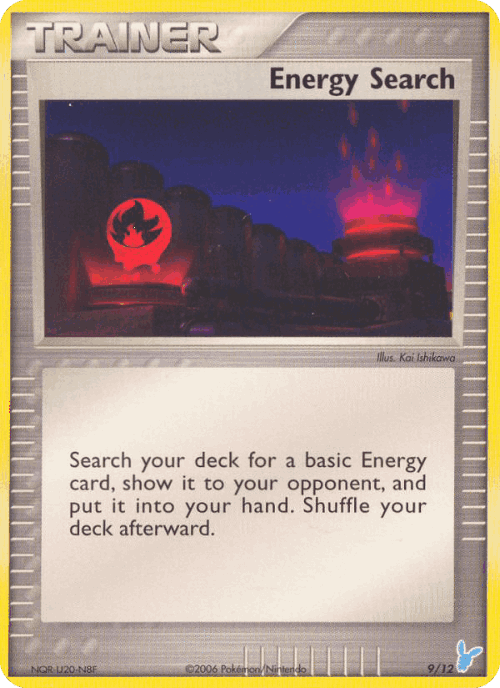 Energy Search Pokémon TCG card art