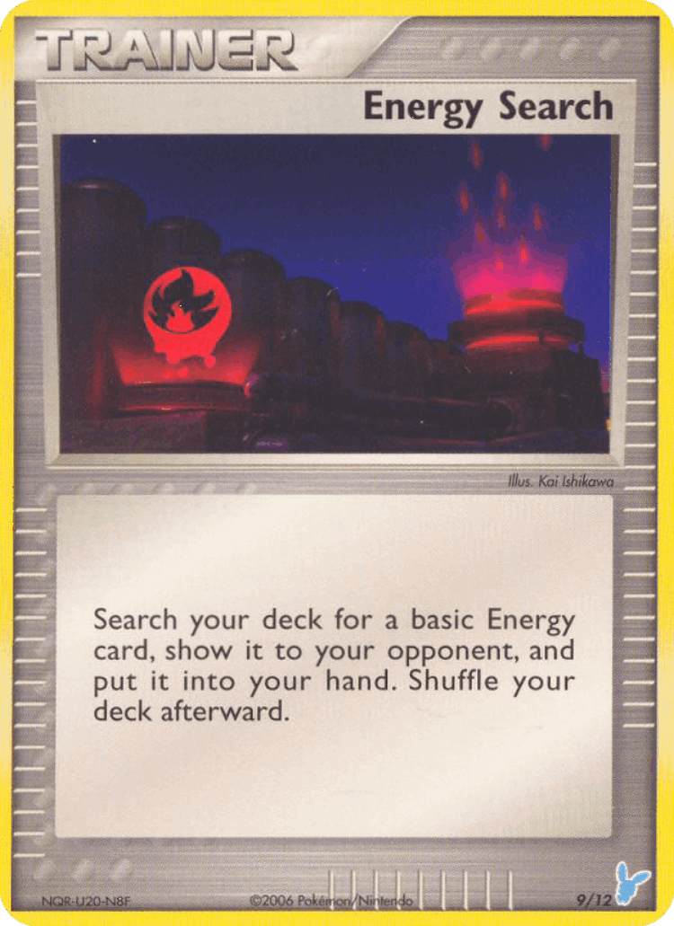 Energy Search #9 from EX Trainer Kit 2 Minun - Illustrated by Kai Ishikawa