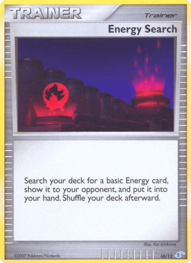 Energy Search #10 from DP Trainer Kit Manaphy - Common - Illustrated by Kai Ishikawa